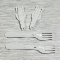 White Plastic Fork